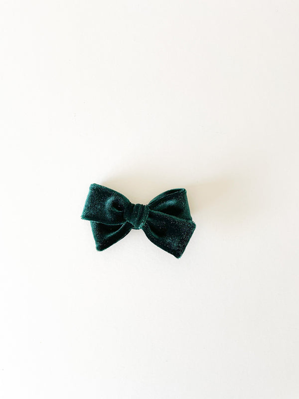 hunter-green-velvet-pinwheel Boosh Baby - Sophia's Style-1